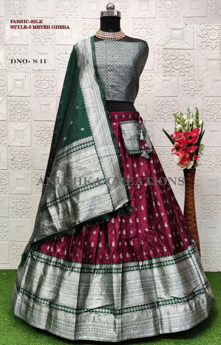 Silk Lehenga